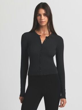 SKIMS Sheer Modal Cardigan S LS-LST-6962